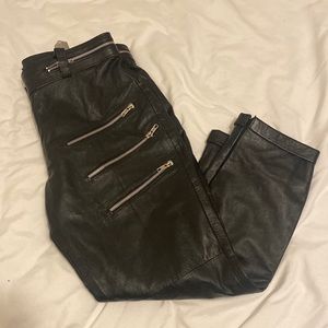 VINTAGE 100% Leather Pants